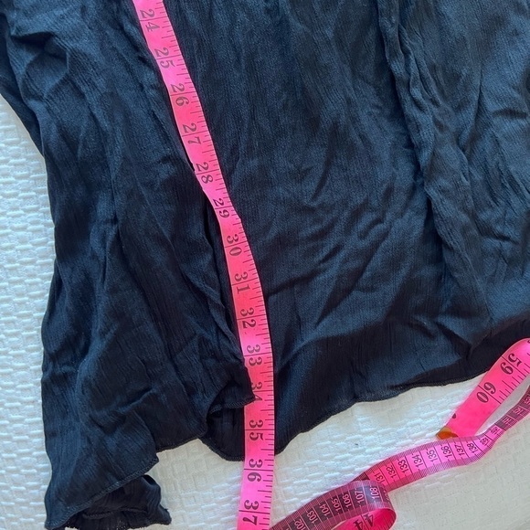 Elan Cover-Up Slip Sleeveless Scoop Neck Mini Dress Black Size L - Picture 11 of 15